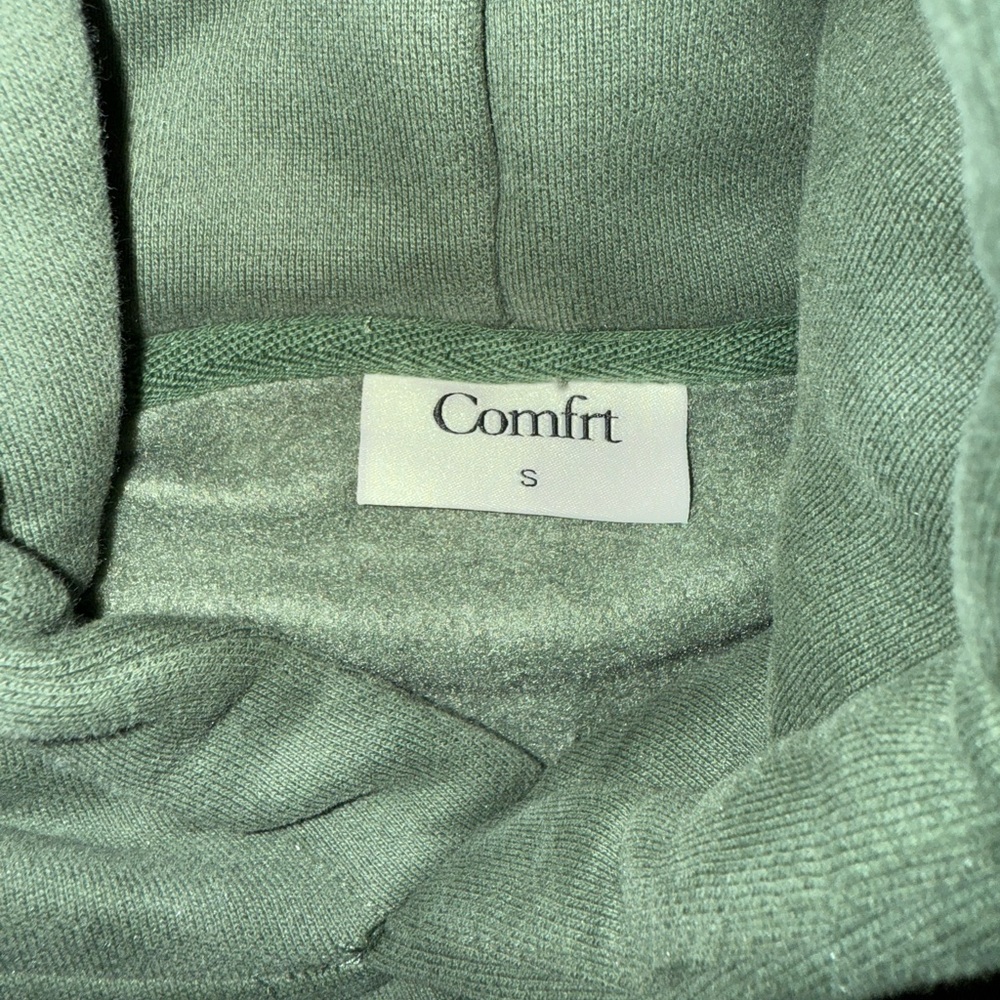 Comfrt Minimalist Hoodie/Straight Leg Sweatpants bundle.Forest Green,Small. NEW! - Picture 5 of 9